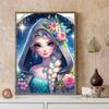 5D Diy Diamond Painting Flowers and Elsa Full Drill Rhinestones Mosaic Embroidery Handmade Products Home Decor Gift