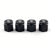 AAV1 4PC Metal Car Styling Wheel Tire Air Valve Caps Stem Cover For Porsche Cayenne Panamera Macan Boxster Cayman 718 911 Sticker