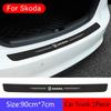 wzvbd3 Car Exterior Door Threshold Sticker for Skoda Octavia A7 Tour Superb Kamiq Rapid Kodiaq Fabia 2 Yeti Karoq Kodiak Bumper Strip