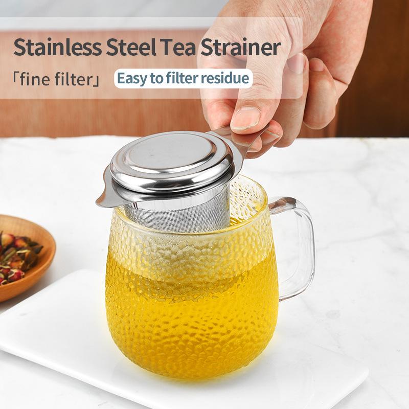 Stainless Steel Tea Infuser and Strainer for Large and Small Leaves