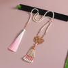 Imitation Pearl Chinese Pearl Necklace Tassel Ethnic Style Choker Hanfu Necklace  Horse Face Skirt