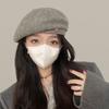 Woolen Big Head Beret Women's Autumn and Winter Face Small Warm Painter Hat