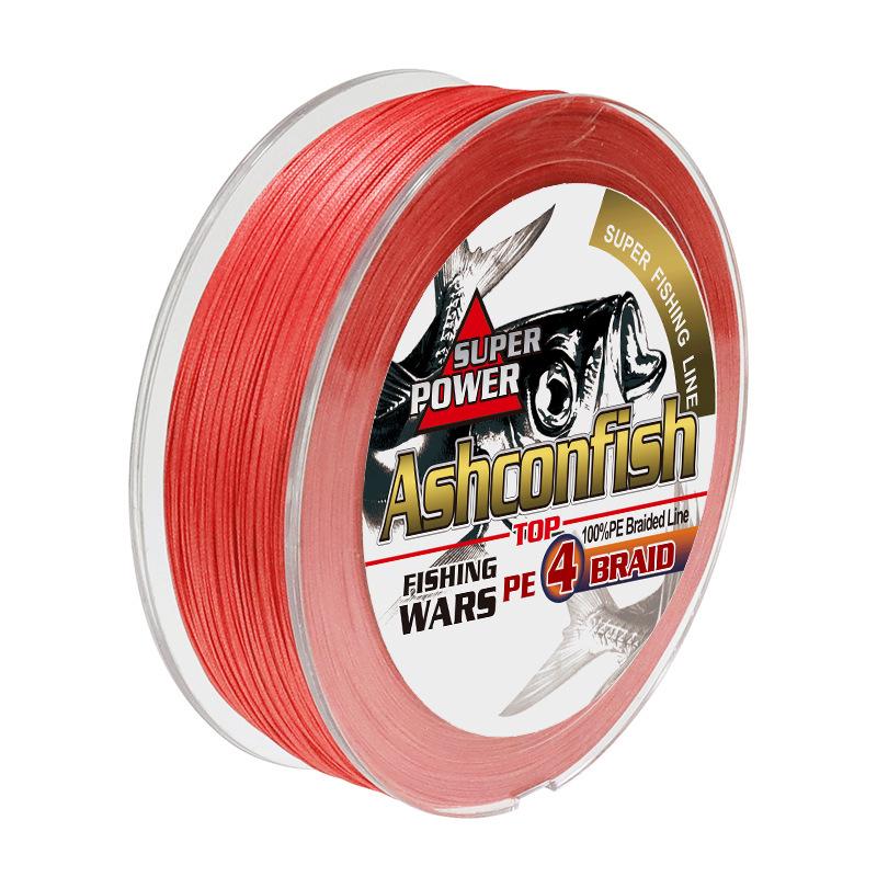 Плетеная 4-жильная рыболовная леска Dyneema, 300 м - Идеальна для морской, скальной и спиннинговой рыбалки.