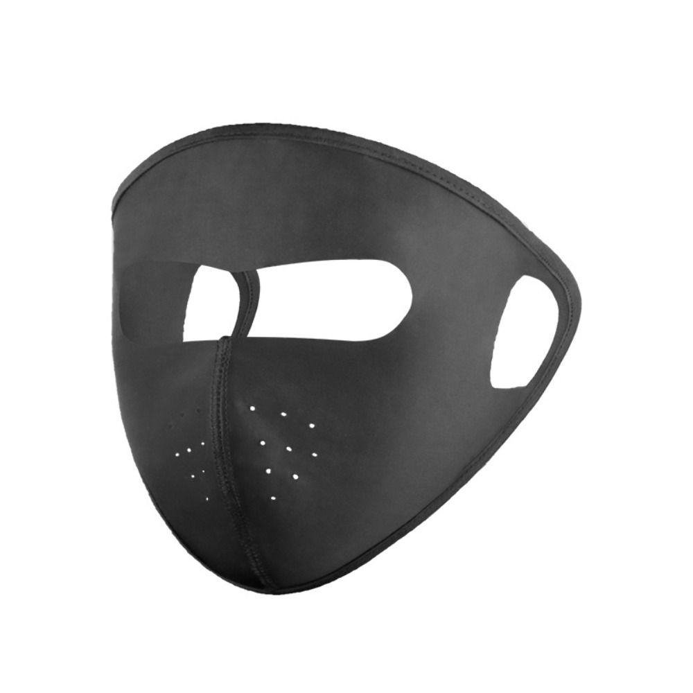 Чистый цвет Ice Silk солнцезащитная маска для лица на открытом воздухе защитная маска для лица для вождения маска Джини для вождения