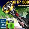 Перезаряжаемый USB фонарик Яркий Мощный Светодиодный фонарик Для улицы Супер яркое Портативное освещение Светодиодный свет для кемпинга путешествия