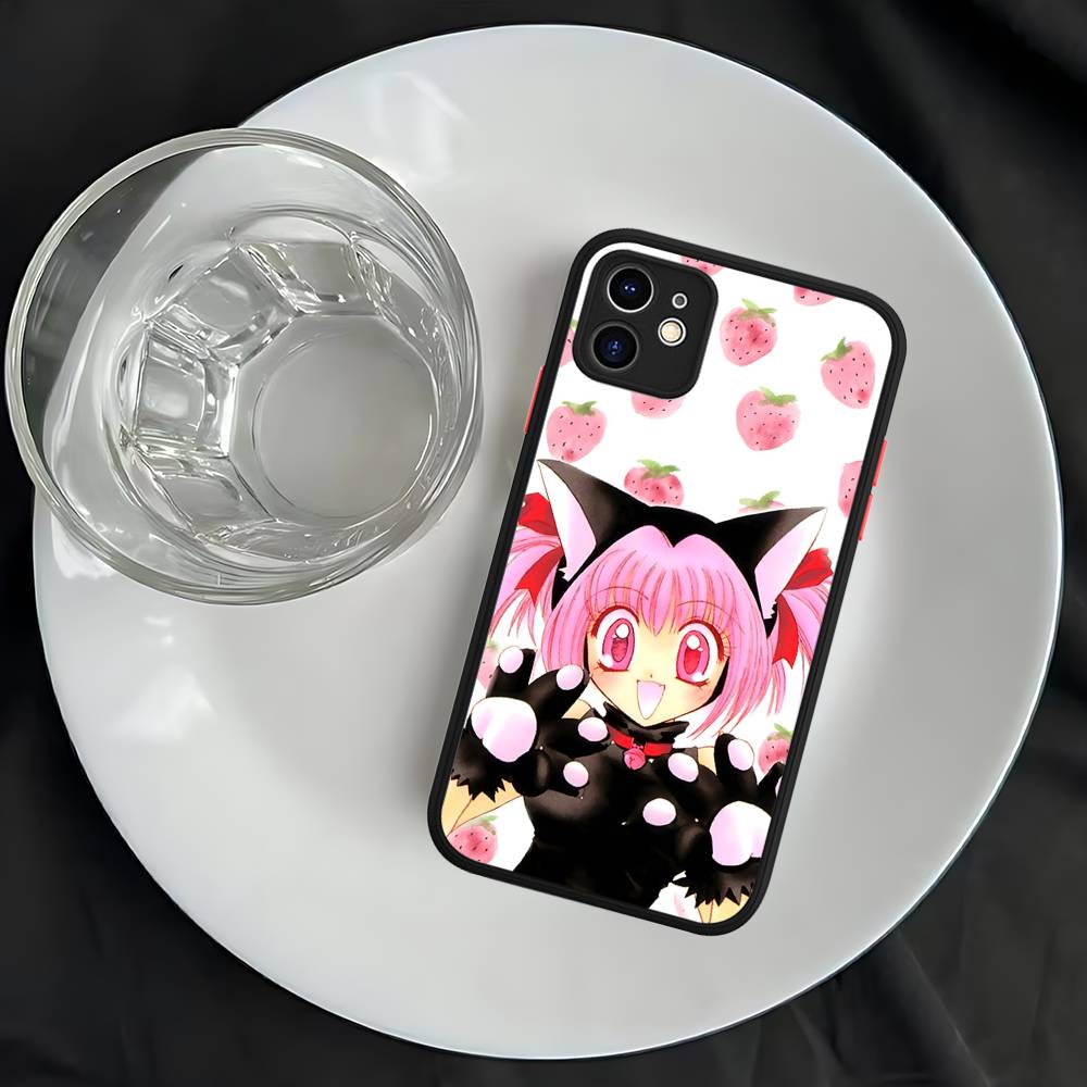 Чехол для телефона Tokyo Mew Mew Аниме для IPhone 16e 16 15 14 13 12 11 Pro Max X XS Max Plus Матовый Прозрачный