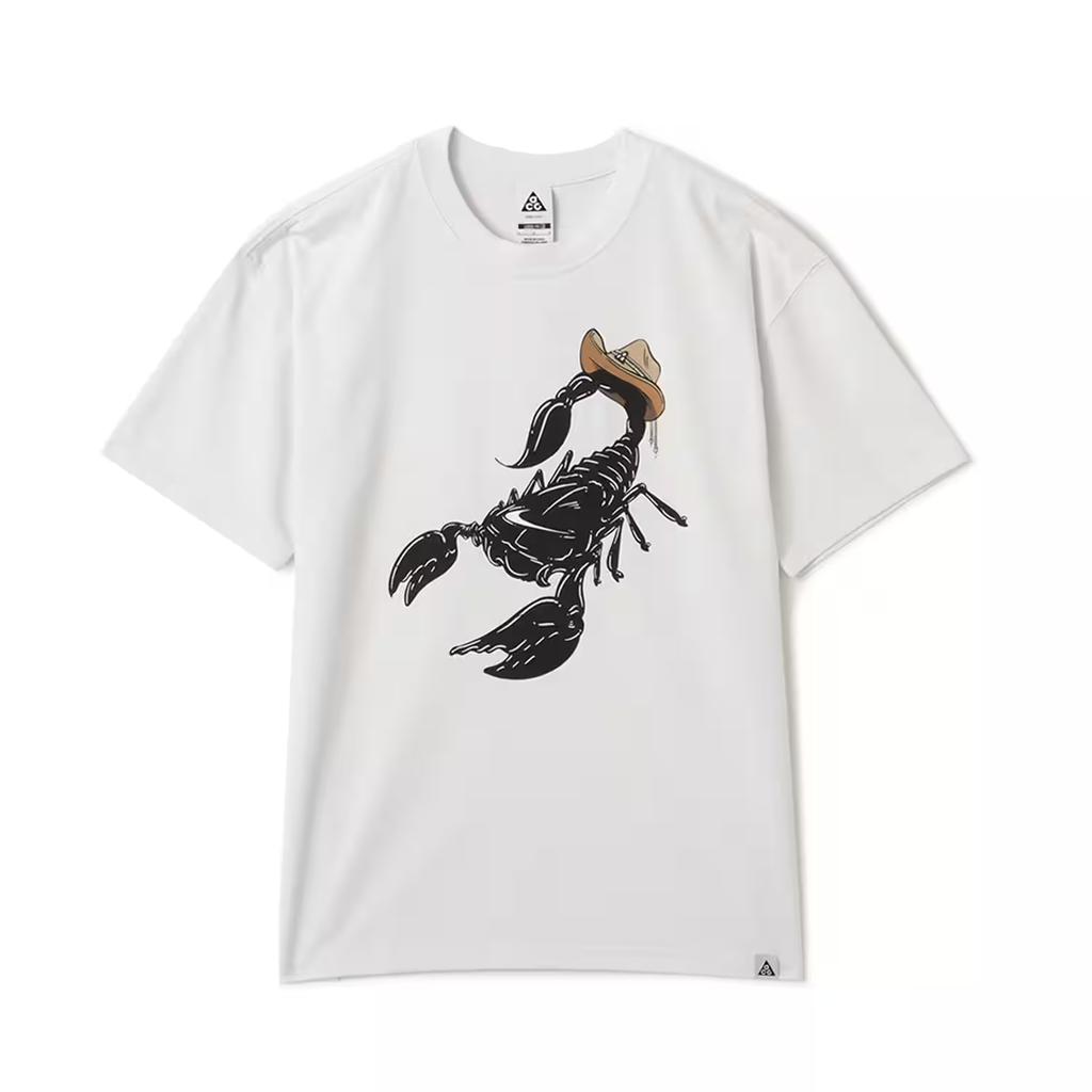 Nike Dri-Fit SS25 ACG Scorpion Summit Удобная Универсальная Свободная Футболка с Коротким Рукавом Унисекс Топы HV1291-121