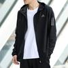 adidas Тканая спортивная куртка с капюшоном, мужская верхняя одежда, черная CY5776