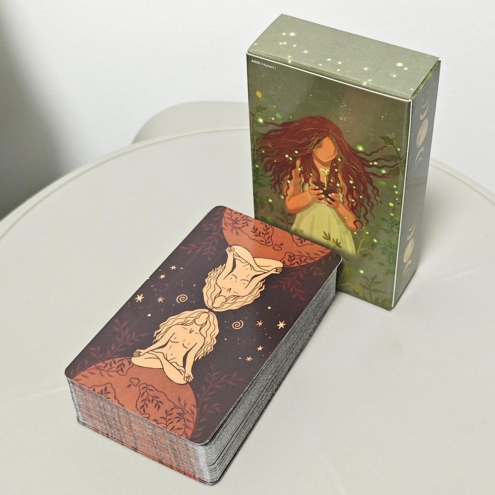 Earth Woman Tarot Deck 78Pcs Cards Nurture Your Intuition and Celebrate Mother Nature's Wisdom Table Game