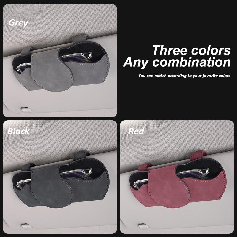 vhcr2 Car Glasses Case Auto Sun Visor Glasses Holder Sunglasses Clip Accessories Storage For Seat FR Leon Ibiza Altea Exe Accessories