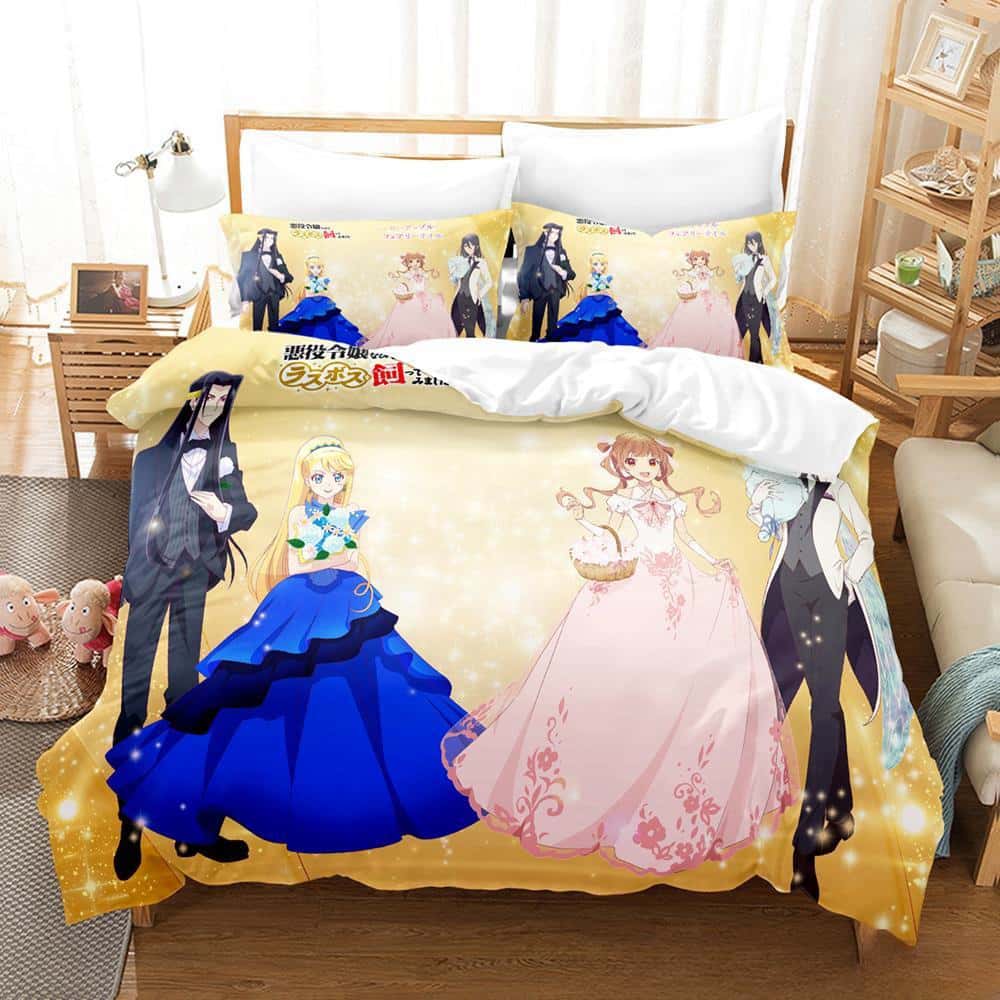 Новый комплект постельного белья Kawaii Anime Sugar Apple Fairy Tale Single Twin Full Queen King Size Bed Set Adult Kids Bedroom Duvet Cover Sets