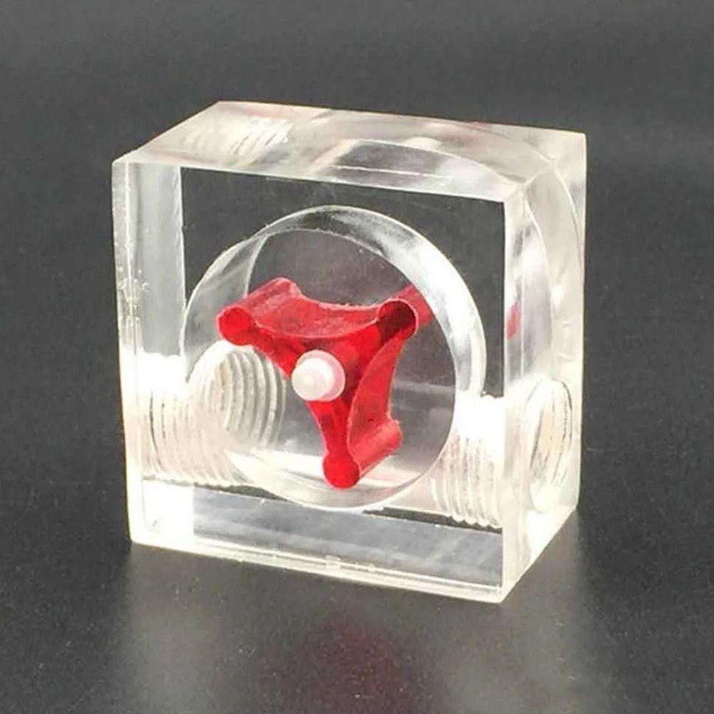 Indicator For PC Water Cooling Acrylic Office Measuring Tools Flow Meter PC flow meter 2 Way G1/4 Thread