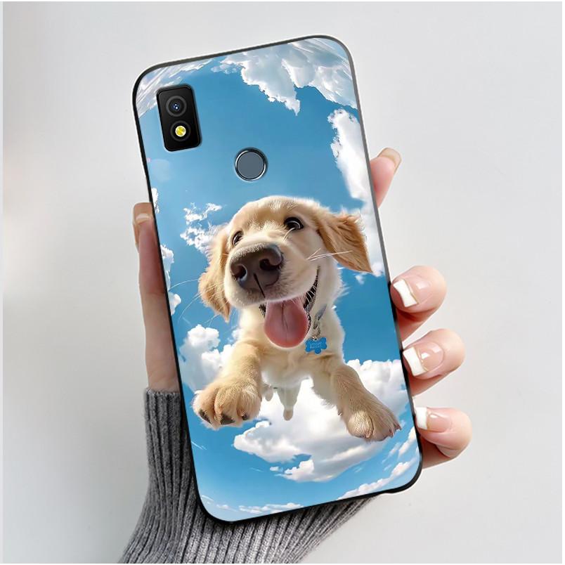 Casing For Cricket Icon 4 Icon 5 Phone Case Luxury Cute Cool Boys Girls Black TPU Soft silicone Back Cover For Icon4 Icon5 Shell