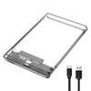 2.5 Inch Hard Drive Enclosure Transparent HDD/SSD Case USB 2.0 USB 3.0 External Hard Disk Drive Box USB3.1 Type C for MacBook PC