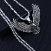 Мужское винтажное ожерелье с подвеской в ​​виде летающего орла, духовные украшения