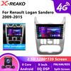 Беспроводной CarPlay Android Auto Radio для Renault Logan 1 Sandero 2009-2015 Автомобильный мультимедийный проигрыватель 2Din Autoradio 8Core 4G