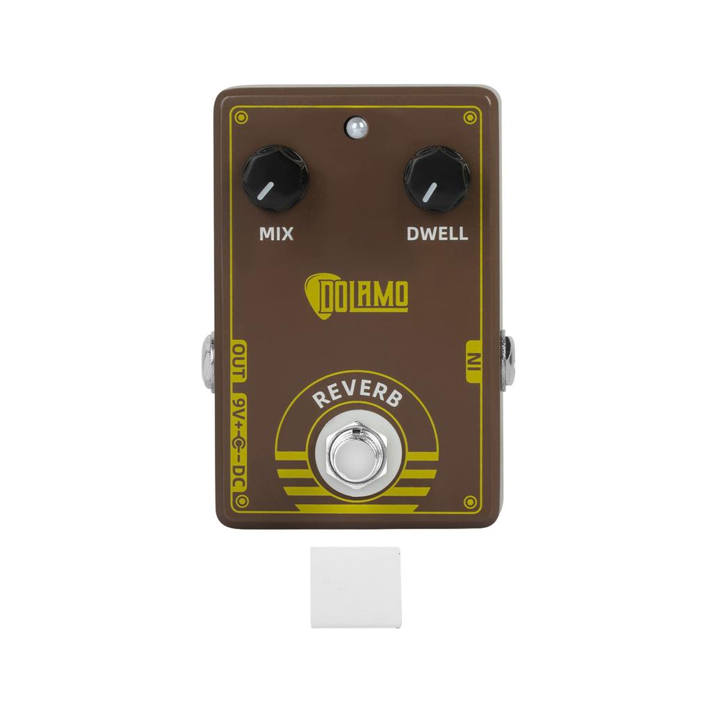 Педаль эффектов для гитары Dolamo Reverb Dwell/Mix DC 9V 6.35mm Входной/выходной интерфейс Аналоговый усилитель