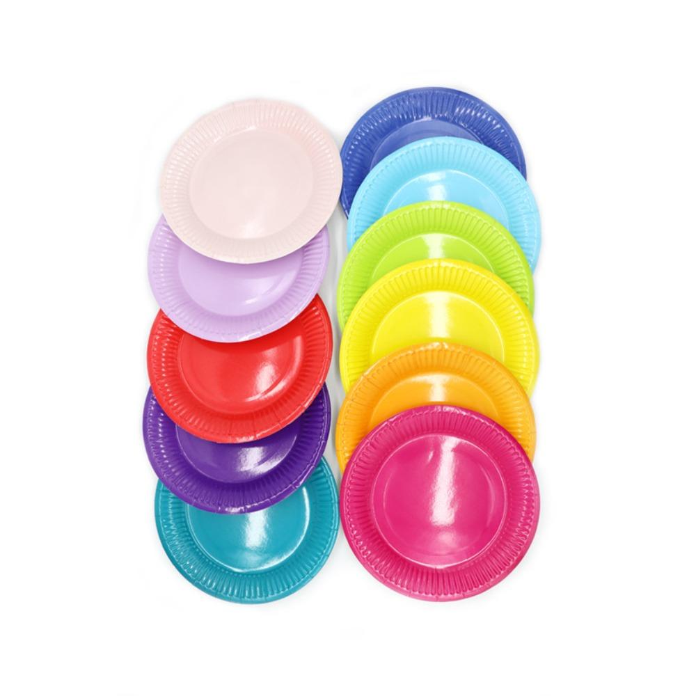 10 шт. Бумажная тарелка для сока Пикник Свадьба Детская Тарелка Декор Посуда Одноразовый Стакан