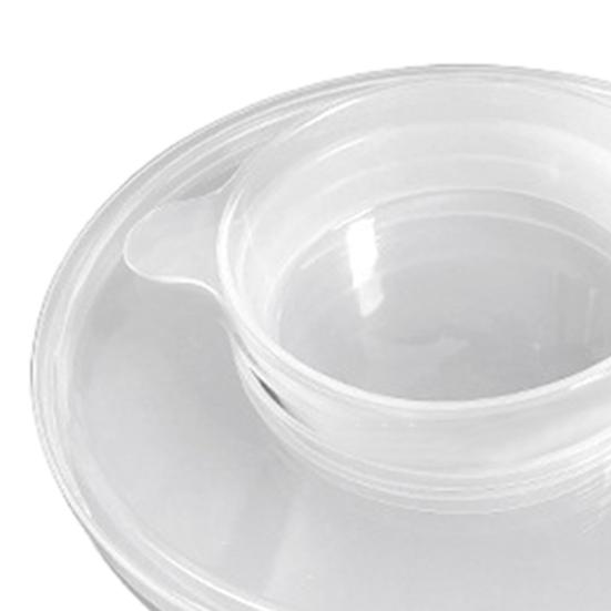 Mixer Bowl Covers for KitchenAid 4.5-5 Qt Stand Mixer Anti-Splash Baffle Transparent Lid with Extra Pouring Window Plastic Bowl Cover To Prevent
