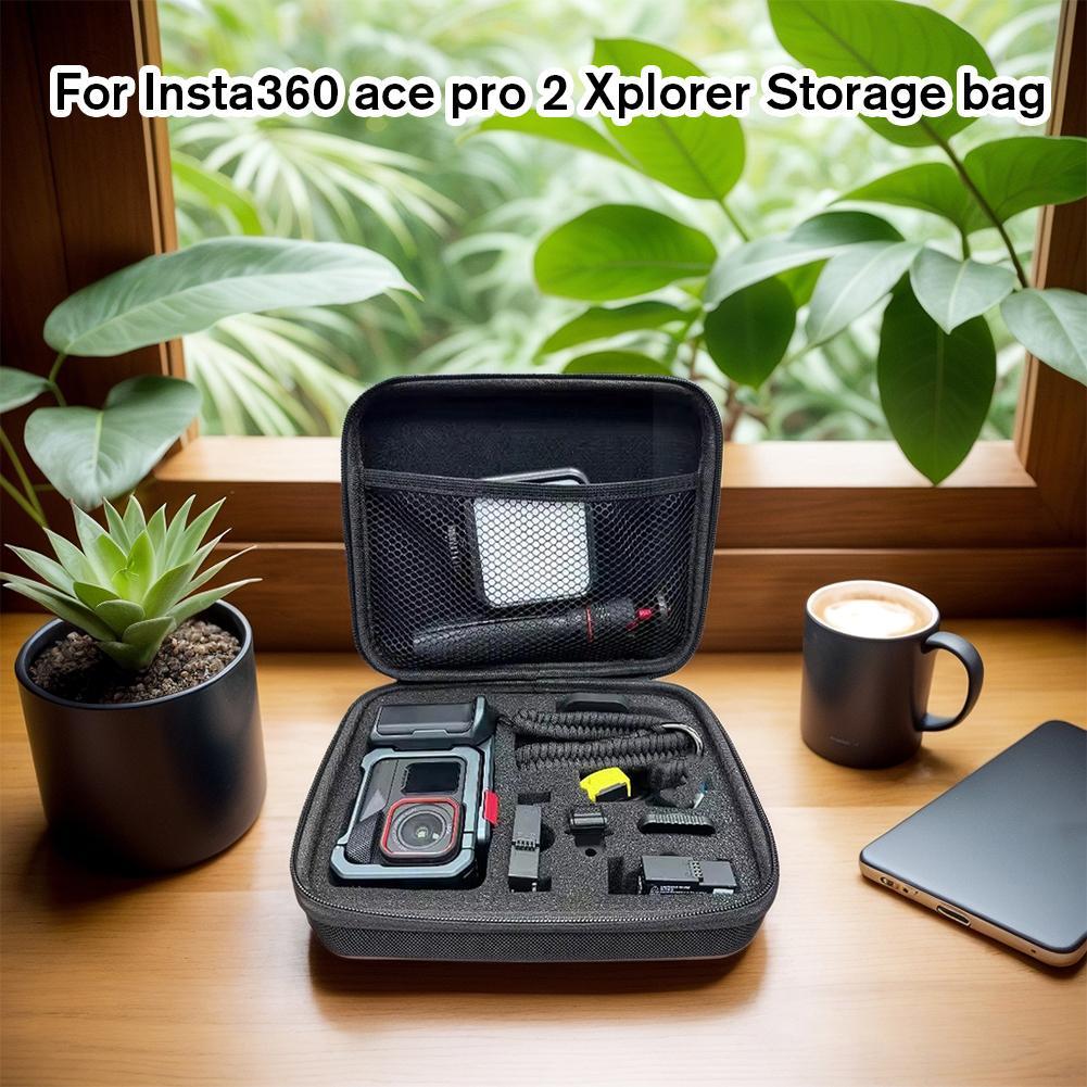 Для Insta360 Ace Pro 2 Xplorer Сумка для хранения Пакет для уличной фотографии Комплект рукоятки Сумка-органайзер Аксессуары для экшн-камеры