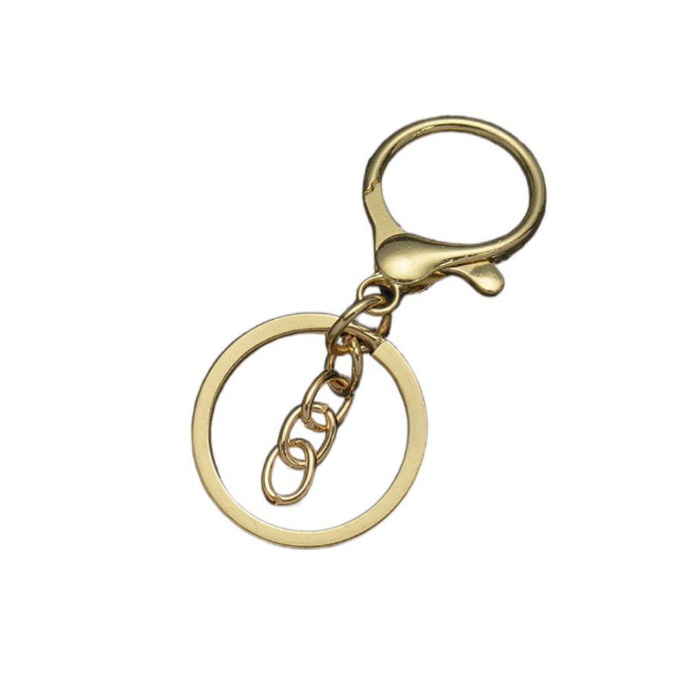 20Pcs Buckle Metal Key Chain Pendant Keychains Jewelry DIY Snap Hook Clips Key Ring  Jewelry Making