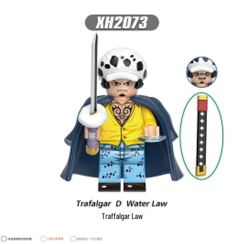 X0357 One Piece Зоро, Кума, Санджи Минифигурки Строительные блоки