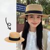 Летняя французская соломенная шляпа с плоским верхом Соломенная шляпа с плоским верхом Широкополая шляпа от солнца Шляпа от солнца для отпуска на море Новая шляпа для защиты от солнца