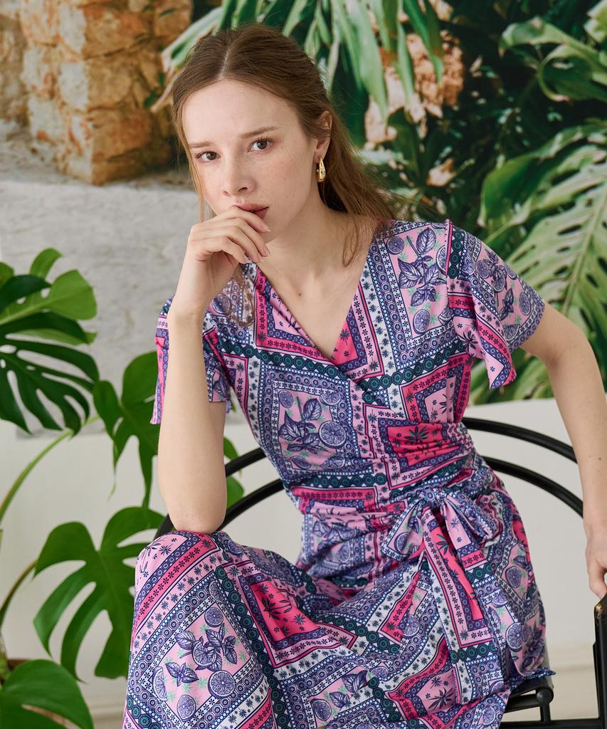 Платье Bonide Mesh Cool Wrap, цвет Fer Pink
