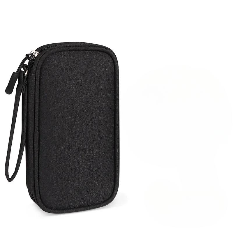 1PC Portable Cable Organizer Waterproof Storage Bag for Power Bank Digital Cable Case Earphone Oxford Cloth Earphone Holder Case