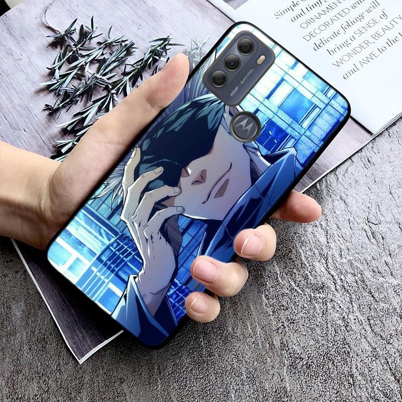 Чехол Jujutsu Kaisen Satoru Gojo для Motorola Moto E32 E20 E40 G22 G52 G20 G30 G100 G60 G50 G10 GPure GStylus G9 One Action Macro