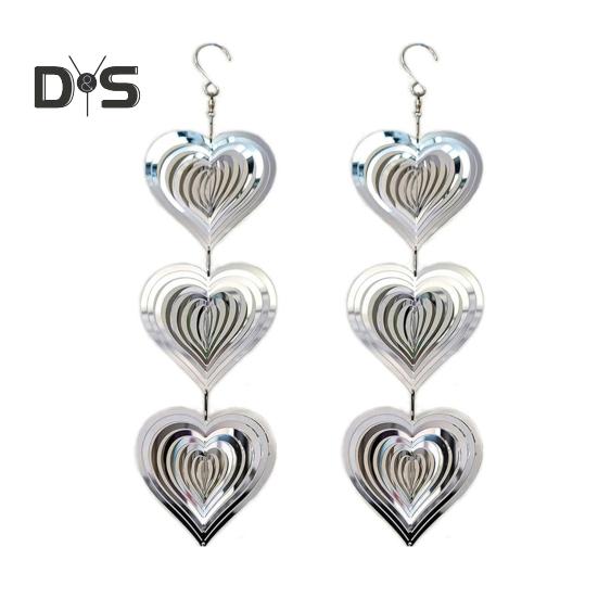 3/6/9Pcs Wind Chime Pendant Outdoor Decoration Birdproofing Shiny Bird Protection Solution Windmill Reflectors