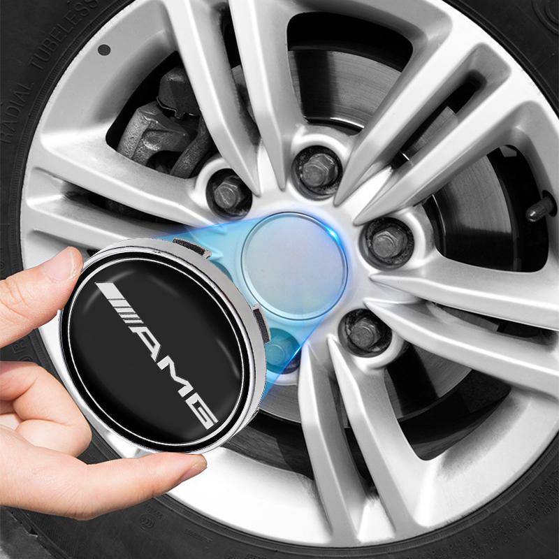 For Mercedes Benz AMG GLE GLS GLC CLA GLB ML C500 C200 C300 W204 W206 W205 W212 W203 Car Wheel Center Hub Cap Car Rims Dust-proof Cover Hubcapss