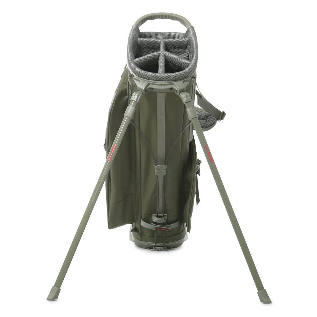 Сумка для гольфа с подставкой, тип 5 делений, совместимая с 47-дюймовым дисплеем BRG223D24 Wolf Gray XP WOLF GRAY Легкая водонепроницаемая 22AW GRAY [Брифинг] 3,1 кг 9,5