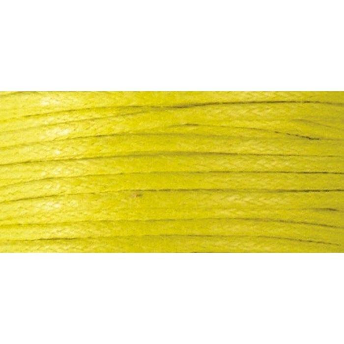 Rayher - Cordon Jaune Coton ciré Ø 1mm 20 m