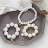 Korean Versatile Sweet Pearl Hair Tie & Beaded Bracelet - Dual-Use Frosted Hair Accessory