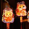 Traditional 2025 Snake Year Portable Lantern Paper Children Handheld Lantern  Lantern Festival