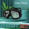 Очки для плавания с защитой от запотевания от -1,5 до -10,0 близорукости, силиконовые, большая оправа, очки для плавания с защитой от запотевания, на заказ, разная степень для левого и правого глаза