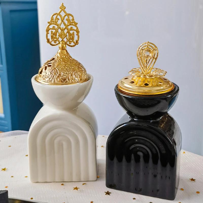 Modern Simple Nordic Arch Aromatherapy Burner Middle East Arabic Festival Incense Home Decoration Ornaments Incense Sticker Item