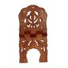 Classical Youth Jaali Design Foldable Book Stand Holder/Book Rest Keep for Home/Work Space/Religious Places (Brown, 13 Inches)