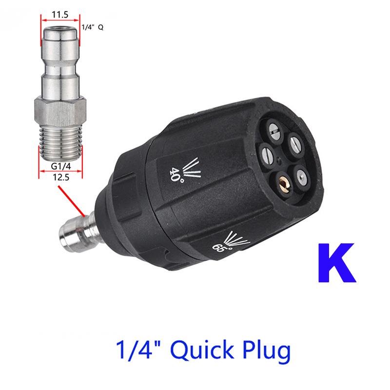 Насадка высокого давления для автомойки, пистолет для быстрой струи, насадки для мойки автомобилей Karcher Parksdie Nilfisk Bosch, адаптер