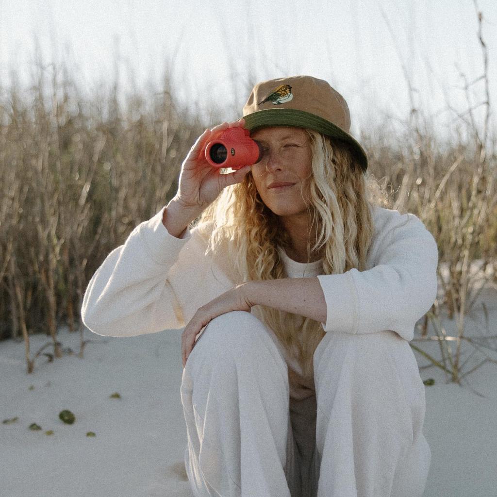 Nocs Provisions Zoom Tube 8x 32mm International for Outdoor Sports and Live Performances Monocular, Magnification, Aperture, Orange, Colorful,