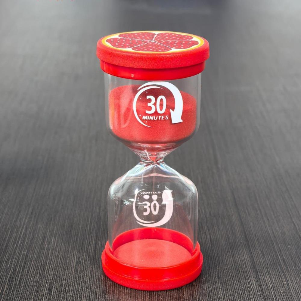 Marcaron Fruit Pattern Hourglass Portable Minutes Timer Creative Sand Clock Timer Kid Gift