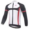 Mens Thermal Fleece Cycling Jersey Long Sleeve Winter Bike Riding Top