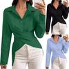 Womens Basic T-Shirts Long Sleeve Curved Hem Summer Tops Fitted Tees Clothing