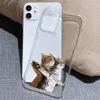 GYKZ Забавный чехол для телефона с изображением кошки, собаки, прозрачный чехол для iPhone 11 12 13 14 15 Pro MAX SE2022 XR X XS 7 8 Plus, мягкая силиконовая задняя крышка