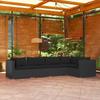 Day and Night - Day and Night 5-piece Garden Furniture Set and Black Synthetic Rattan Cushions
