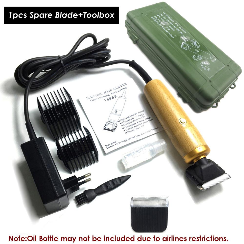 Профессиональная машинка для стрижки домашних животных высокой мощности 55 Вт, триммер для ухода за собаками, бритва 888, электрическая газонокосилка для кошек, H Cuttg he Europe