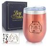 A Popular and Cute Cat-themed Stainless Steel Tumbler with Vacuum Insulation, 350ml Capacity, Keeps Drinks Hot or Cold, Making It a Great Birthday