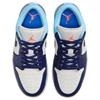 Кроссовки Air Jordan 1 Low Blue Chill Мужские Парусный цвет Hot-Lava Blue-Void 553558-149