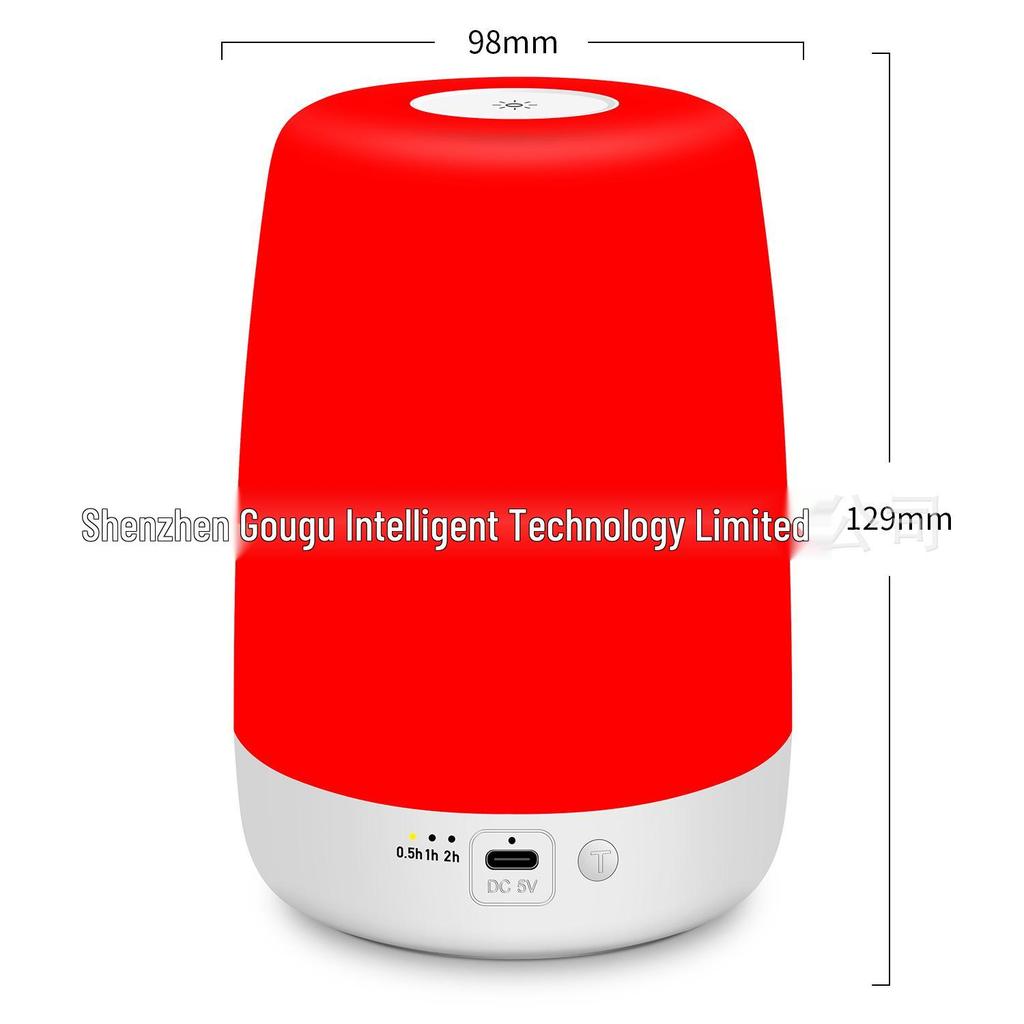 Лампа для красной светотерапии 670 нм: Ночник-помощник для сна для прикроватного использования